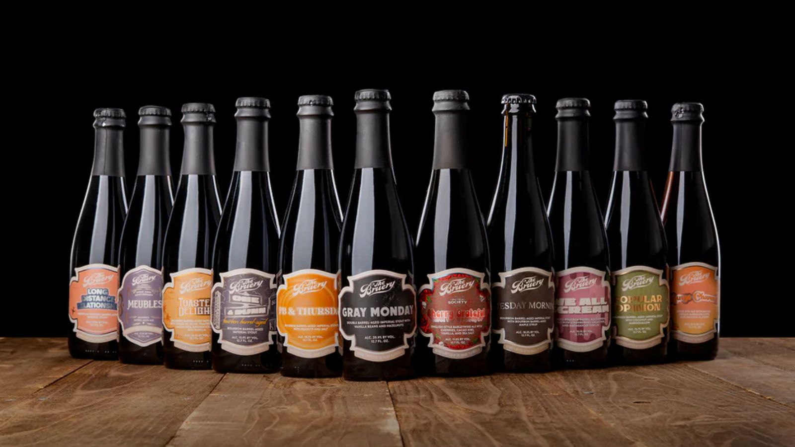 The Bruery Reserve Society bottle lineup